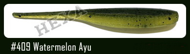 PAYO CHIKO FISH 3" WATERMELON AYU