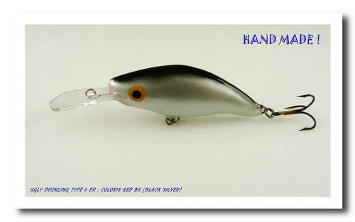 EUROLURES UGLY DUCKLING TYPE 6 DR BS BLACK SILVER