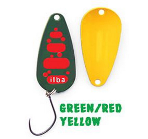CUILLER SNAKE GREEN RED / YELLOW (30mm - 3.2 gr)