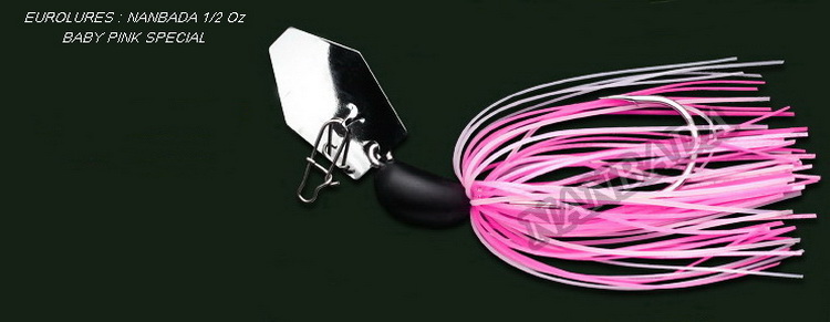 PAYO CHATTERBAIT NANBADA 1/2 Oz BABY PINK SPECIAL (OWNER)