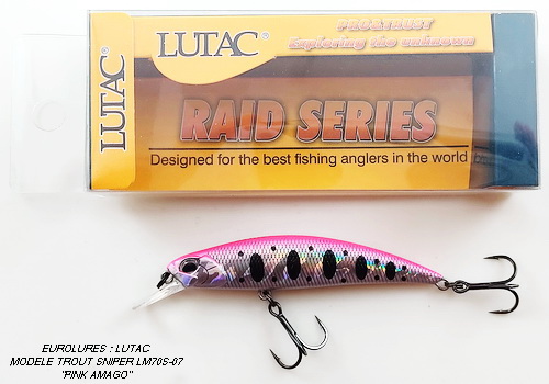 LUTAC TROUT SNIPER TROUT LM70S-07 PINK AMAGO