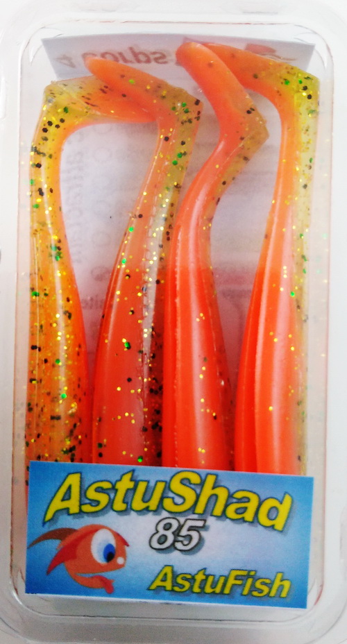 ASTUFISH LS ASTUSHAD 85 PACK DE 4 CORPS (Orange Tropic)