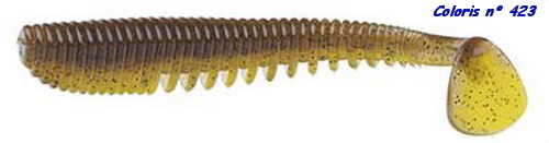 AWARUNA SHAD 4.0 inch (Coloris 423 - Brown Hornet Minnow)