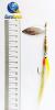 EUROLURES "SAMARA" modèle MK1 "STREAMER" YELLOW WILLOW SILVER N°4