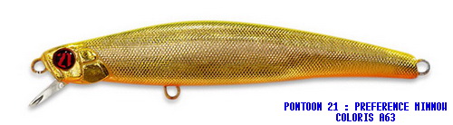 PONTOON 21 PREFERENCE MINNOW 90SP SR COLORIS A-63