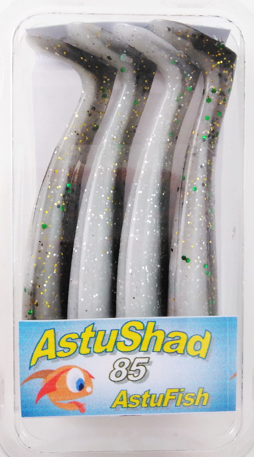 ASTUFISH LS ASTUSHAD 85 PACK DE 4 CORPS (Green Bass)