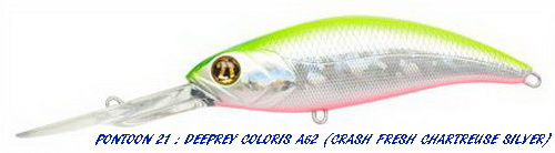 DEEPREY 105F DR A62 CRASH FRESH CHARTREUSE SILVER