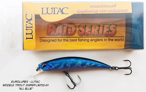 LUTAC TROUT SNIPER TROUT LM70S-01 ALL BLUE