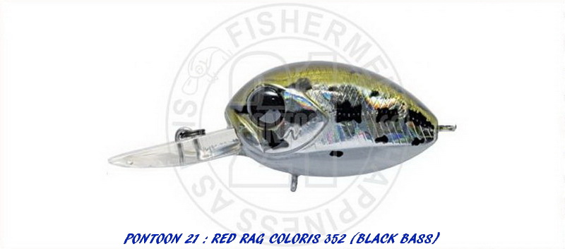 RED RAG 36F-MDR 352 BLACK BASS