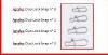 TOP FISHING AGRAFES TYPE DUO LOCK SNAP  Sz 0 (x 5)