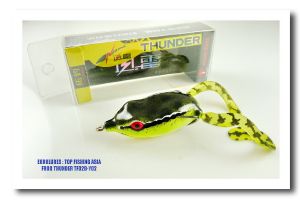 TOP FISHING THUNDER FROG GREEN AND BLACK FROG (55mm)