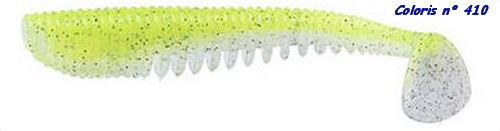 AWARUNA SHAD 4.0 inch (Coloris 410 - Silky Chartreuse Pearl)