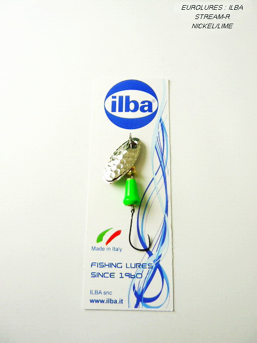 ILBA STREAM-R FLUO NICKEL/LIME (Sz 2 - Hameçon simple)