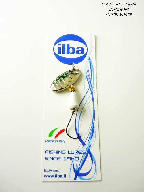 ILBA STREAM-R NICKEL/WHITE (Sz 2 - Hameçon simple)