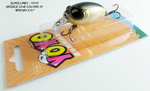 YOYO MICRO CRANKBAIT CK40-01 BROWN AYU