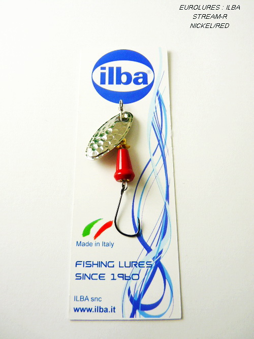 ILBA STREAM-R NICKEL/RED (Sz 2 - Hameçon simple)