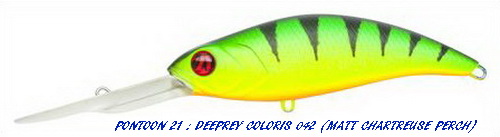 DEEPREY 105F DR 042 MATT CHARTREUSE PERCH