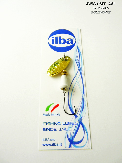 ILBA STREAM-R GOLD/WHITE (Sz 2 - Hameçon simple)