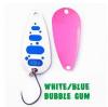 CUILLER SNAKE WHITE BLUE / BUBBLE GUM (23mm - 1.2 gr)