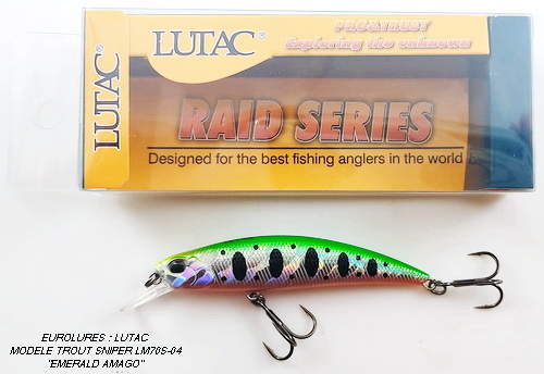 LUTAC TROUT SNIPER TROUT LM70S-04 EMERALD AMAGO