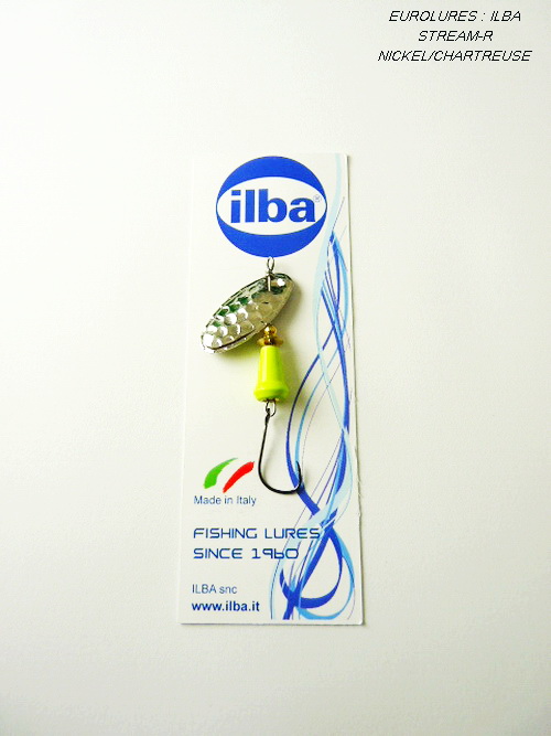 ILBA STREAM-R FLUO NICKEL/CHARTREUSE (Sz 2 - Hameçon simple)