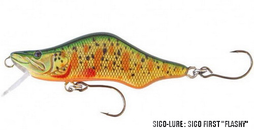 SICO LURE SICO FIRST 53 "FLASHY" (modèle suspending)